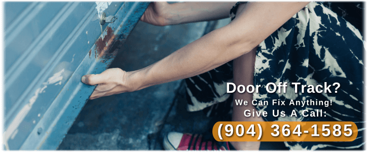Garage Door Off Track In Orange Park FL